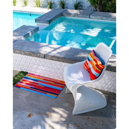Passage IndoorOutdoor Doormat - Stripes - 17.7 x 29.56