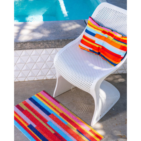 Passage IndoorOutdoor Doormat - Stripes - 17.7 x 29.56
