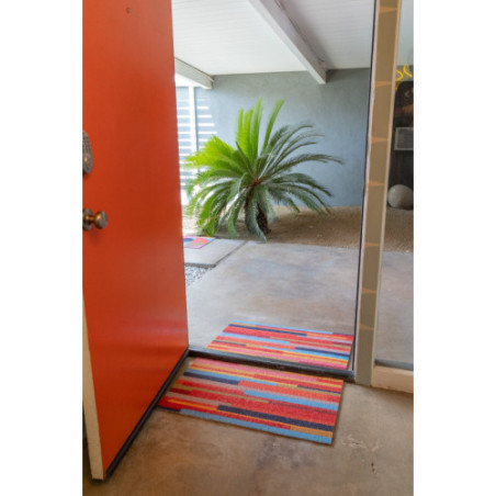 Passage IndoorOutdoor Doormat - Stripes - 17.7 x 29.56