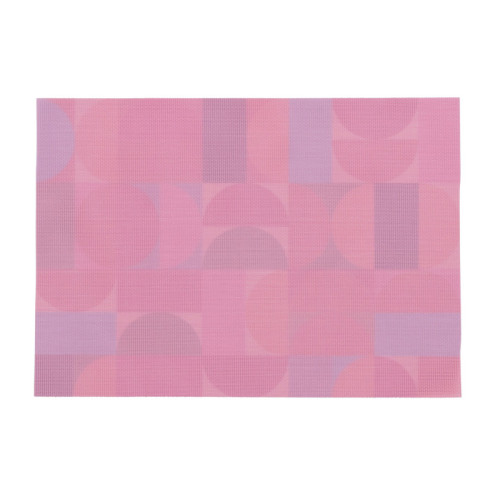 Geo double-sided Woven Rectangular Placemat - set of 4