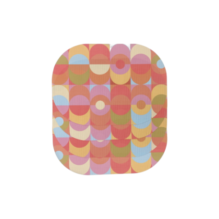Blink double-sided Oval Woven Placemat 1234 x 1734 diameter - set of 4