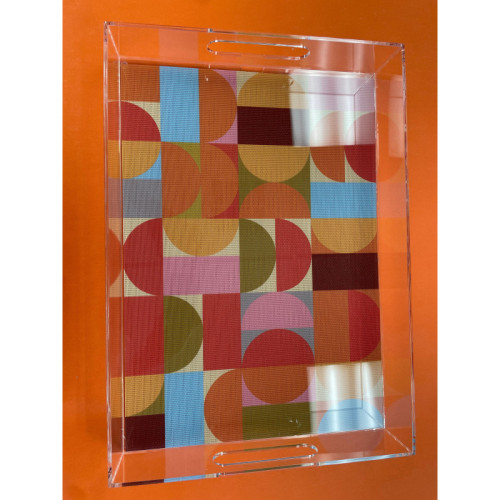 Levitate Acrylic ArtworkServing Tray-1734 x 1234 x 2.7534-Clear