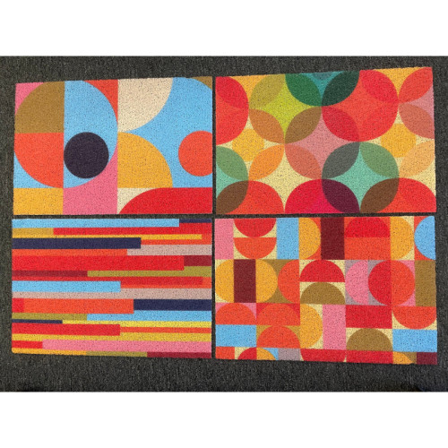 Passage IndoorOutdoor Doormat - Geo - 17.7 x 29.56