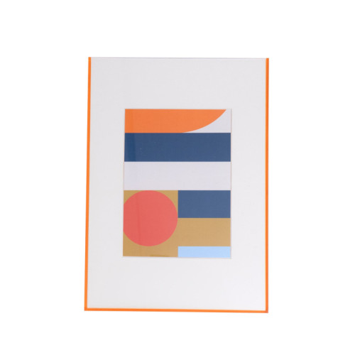 Float Acrylic Frame - Orange - Red Moon