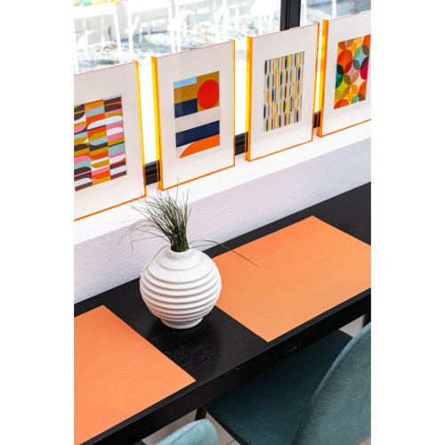 Float Acrylic Frame - Orange - Red Moon