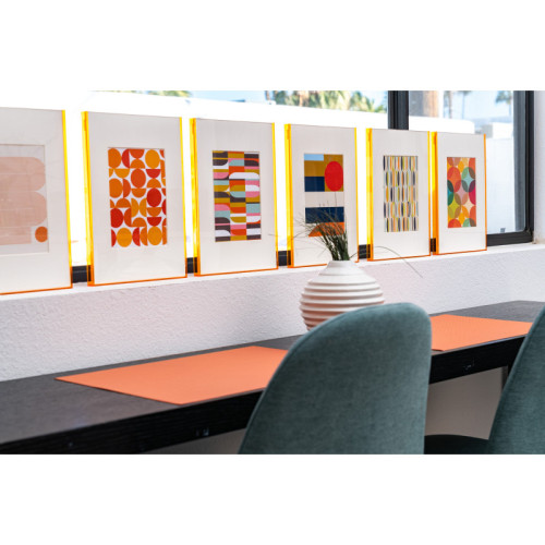 Float Acrylic Frame - Orange - Orange Slice