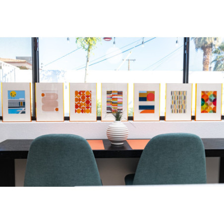 Float Acrylic Frame - Orange - Orange Slice
