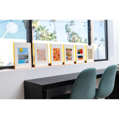 Float Acrylic Frame - Orange - Orange Slice
