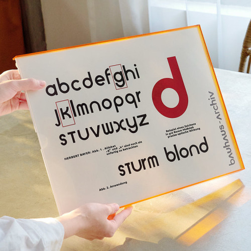 Float Acrylic Frame - Orange - Orange Slice