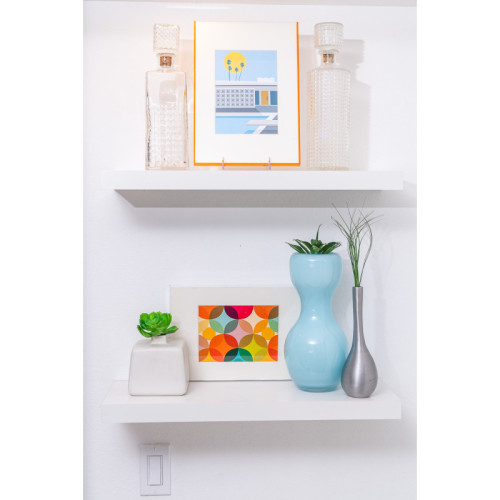 Float Acrylic Frame - Orange - Splash