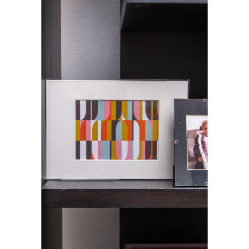 Float Acrylic Frame - Clear with Groove Artwork