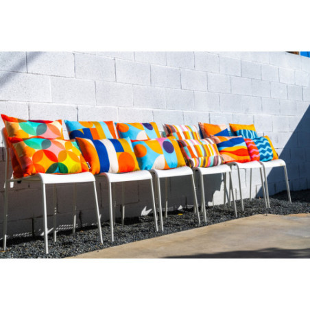 Waves 17.734 Square double-sided Pillow