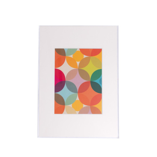 Float Acrylic Frame - Clear with Starburst Artwork