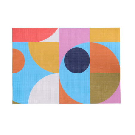 Gumball double-sided Woven Placemat-set of 4