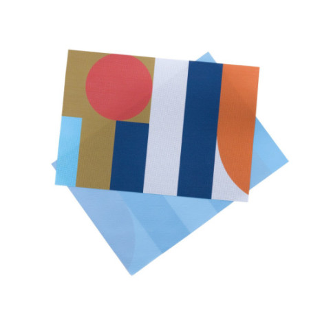 Redmoon double-sided Woven Placemat-set of 4