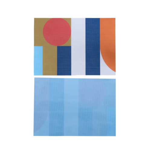 Redmoon double-sided Woven Placemat-set of 4