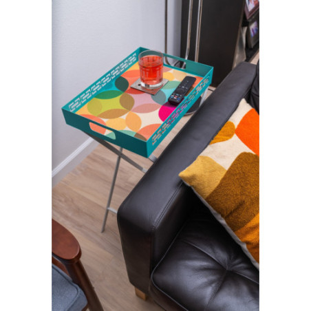 Starburst double-sided Woven Placemat-set of 4