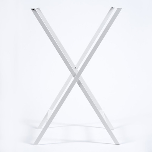 Breeze Block Metal Serving Tray  Stand Set-White