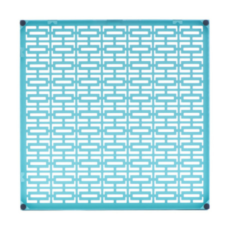 Breeze Block Metal Wall Tile 15.5 x 15.5 Turquoise