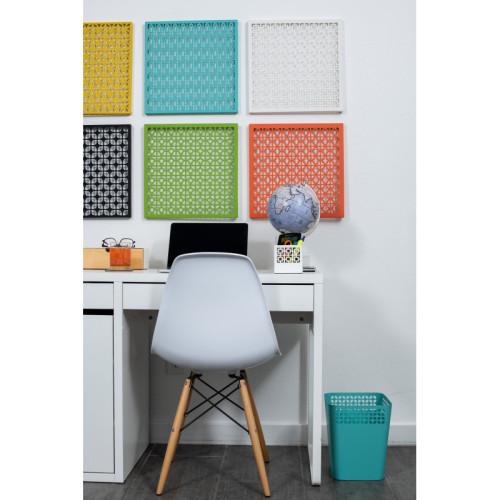 Breeze Block Metal Wall Tile 15.5 x 15.5 Orange