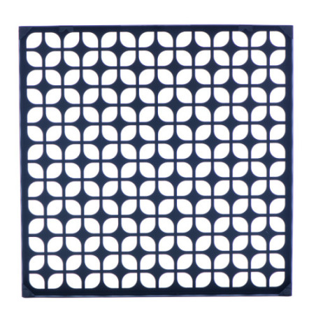 Breeze Block Metal Wall Tile 15.5 x 15.5 Black
