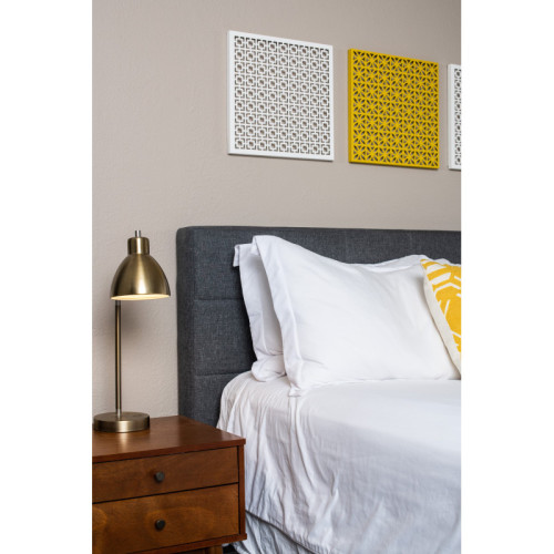 Breeze Block Metal Wall Tile 15.5 x 15.5 White