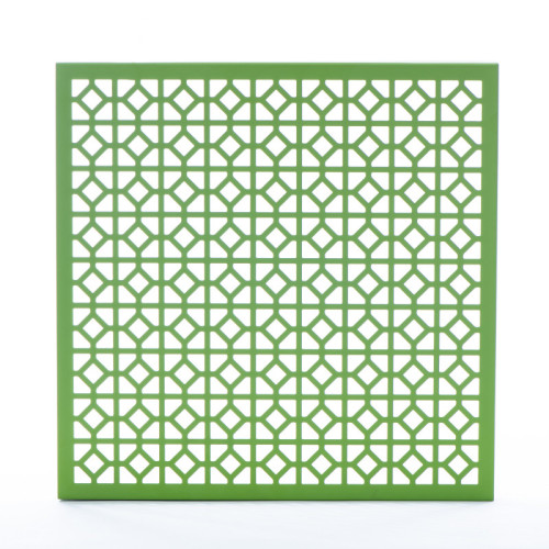 Breeze Block Metal Wall Tile 15.5 x 15.5 Greenery