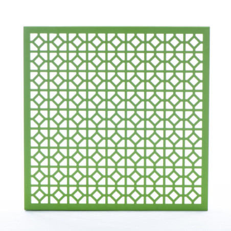 Breeze Block Metal Wall Tile 15.5 x 15.5 Greenery