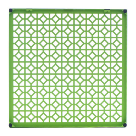 Breeze Block Metal Wall Tile 15.5 x 15.5 Greenery