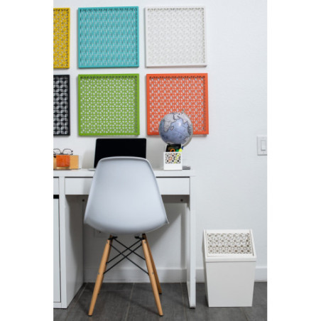 Breeze Block Metal Wall Tile 15.5 x 15.5 Greenery