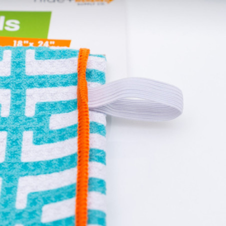 Turquoise Breeze Block Hand Towel 18 x 24