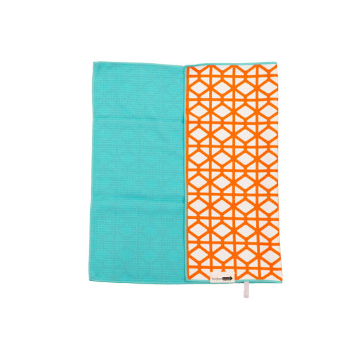 Orange Breeze Block Hand Towel 18 x 24