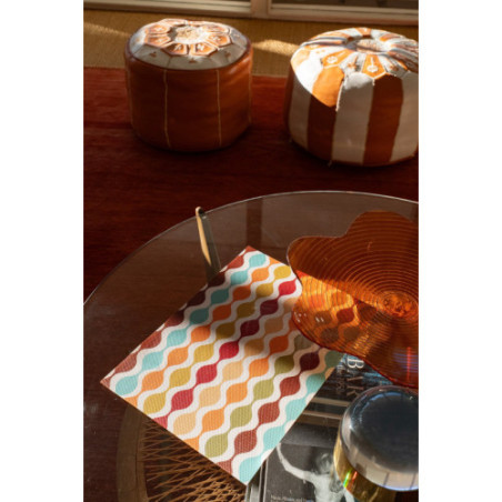 Strand double-sided Woven Rectangular Placemat - set of 4