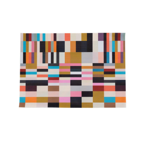 Pixelate double-sided Woven Rectangular Placemat - set of 4
