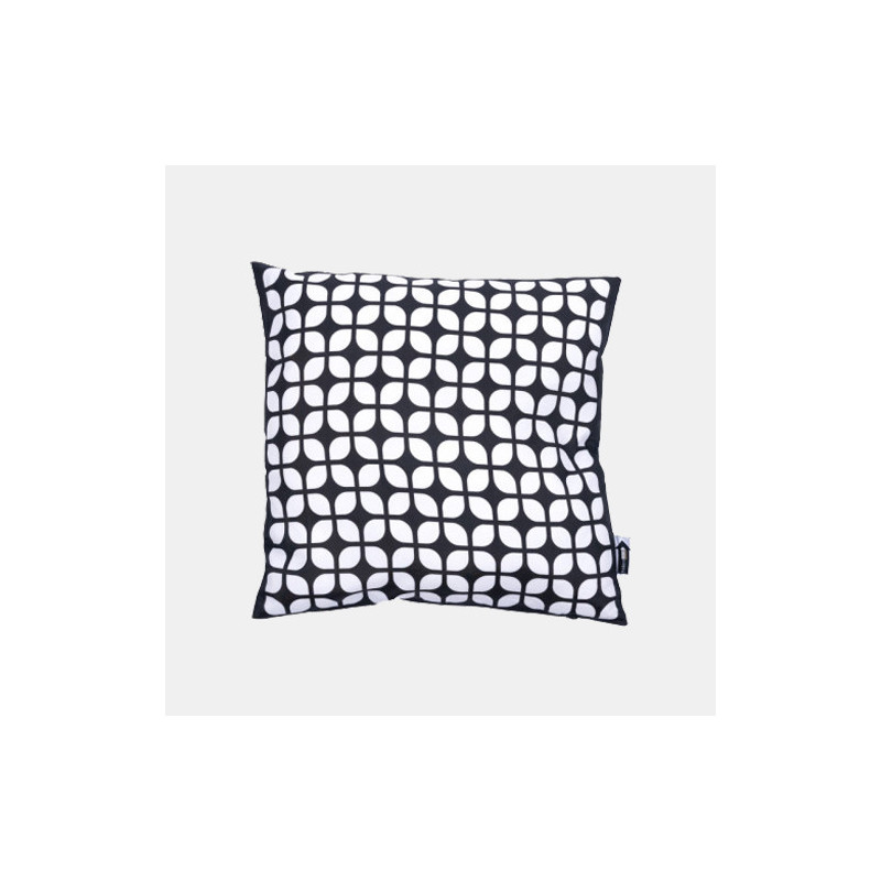 Breeze Block 17.734 Square Pillow-Black