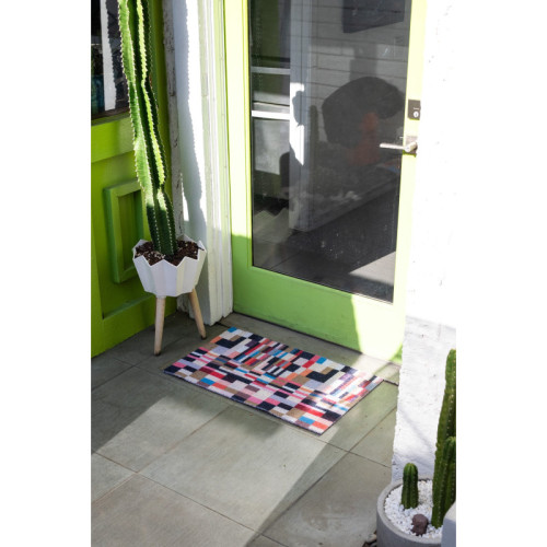 Passage IndoorOutdoor Doormat - Pixelate - 17.7 x 29.56