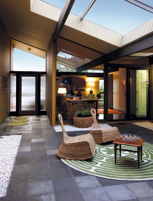 7 Fall Atrium Essentials to Keep Your Midcentury Modern Home Cozy