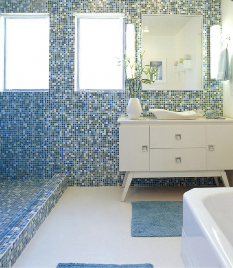 Mid Century Modern Bathroom Tile - Atomic Ranch