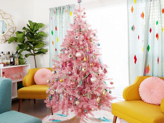 Pink Christmas Village (With MCM Houses and Ceramic Trees!)  Pink  christmas decorations, Vintage pink christmas, Pink christmas tree