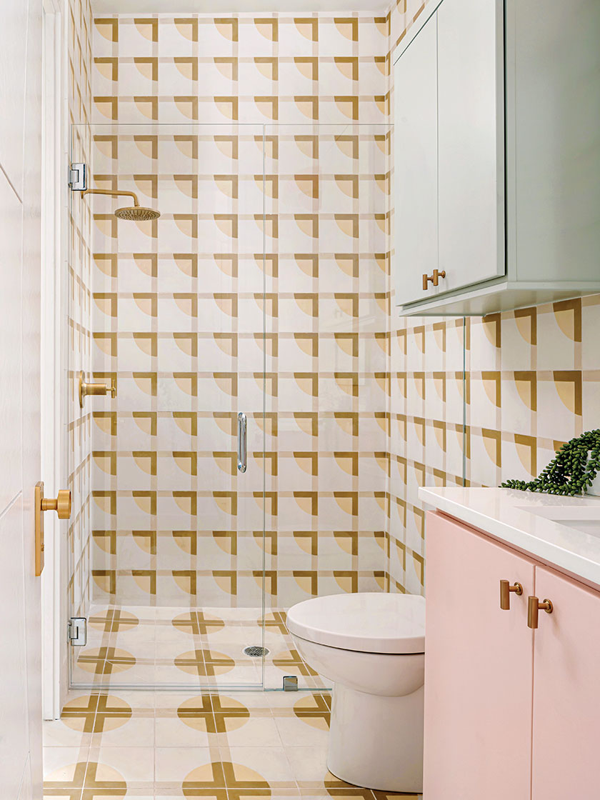 Mid Century Modern Bathroom Tile - Atomic Ranch