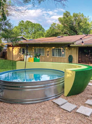 DIY Stock Tank Pool - Atomic Ranch