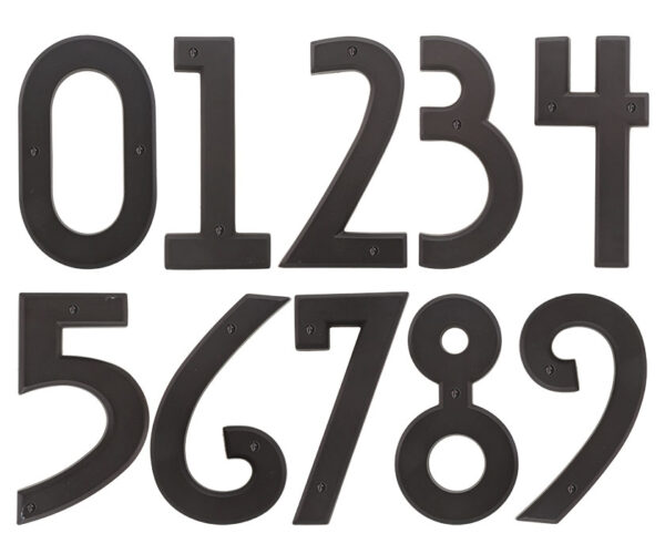 Mid Mod House Numbers: Nifty Numerals - Home