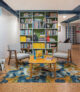 basement library and playroom in renovated home