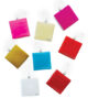 square modern Christmas ornaments