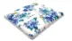 retro style seat cushion with floral design and round fringe