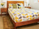 Scribble Stem Bed Linen Bright Multi Stem Orla Kiely design in private home