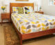 Scribble Stem Bed Linen Bright Multi Stem Orla Kiely design in private home