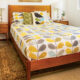 Scribble Stem Bed Linen Bright Multi Stem Orla Kiely design in private home