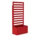 trellis planter in bold red