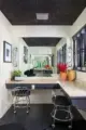 vanity nook in master bathroom of Johnny Cash's former Ojai home